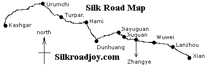 Silk Road Tour Map